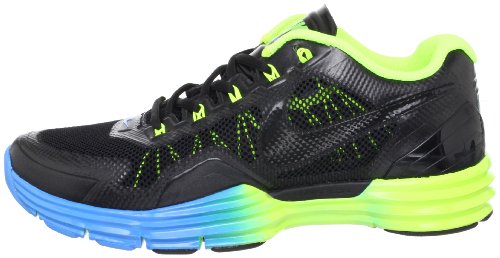 Mens Nike Lunar TR1 Running Shoes Black / Volt / Blue Glow 529169-074 Size 10 thumbnail