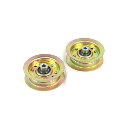 The ROP Shop | (Pack of 2) Flat Idler Pulley for Toro 42in Deck 132-9331  132-9332 LawnMower