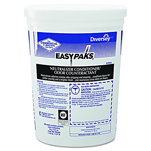 Diversey Easy Paks Conditioner/Odor Counteractant, 0.5 Oz. Pack, 180 Packs - 990685