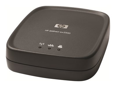 HP J8021A Jetdirect Ew2500 Print Server - 802.11b/g Wireless Ethernet, Ethernet, Fast Ethernet 802.3 RJ-45 (10/100Base-TX), Hi-Speed USB 2.0 and 1 Hi-