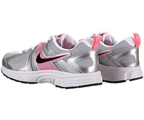 Nike Kids Dart 10 (GS/PS) Metallic Silver/Black/White/Dgtl Pnk Running Shoes 4.5 Kids US thumbnail