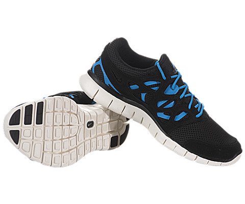 Nike Free Run 2 - Black / Dark Grey-Black-Blue Hero, 10 D US thumbnail