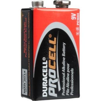 Duracell PC1604BKD Procell Alkaline Batteries, 9V (Pack of 12)