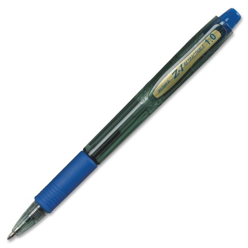 Wholesale CASE of 15 - Zebra Z-1 Retractable Ballpoint Pens-Ballpoint Pen,w/Stream Ink Tech.,Retract.,1.0 Med. Pt,UPC,BE
