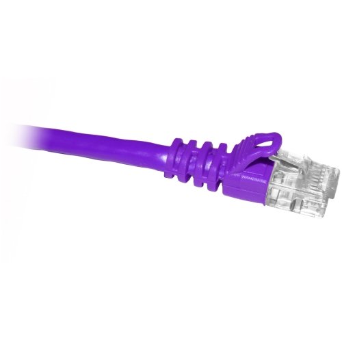 Cp Technologies - Clearlinks 14Ft Cat. 6 550Mhz Purple Molded Snagless Patch Cable - Category 6 for Network Device - 14Ft - 1 X Rj-45 Male Network - 1