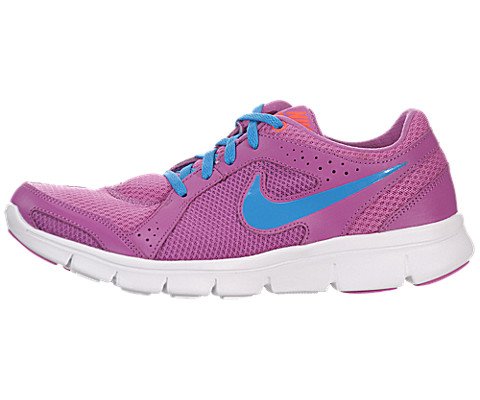 Nike Women's Flex Experience Run 2 - Club Pink / Blue Hero-Atomic Red-White, 10 B US