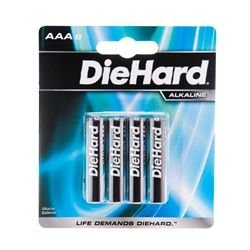 Dorcy International 41-1122 8 Count AAA Diehard Alkaline Batteries