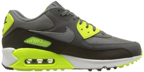 Nike Men's Air Max 90 Essential Running Shoes, Dark Grey/CL Grey-Anthrct-vlt, 10 D(M) US thumbnail