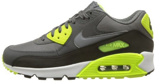 Nike Men's Air Max 90 Essential Running Shoes, Dark Grey/CL Grey-Anthrct-vlt, 10 D(M) US thumbnail
