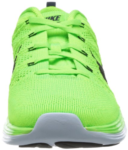 Nike Men's Flyknit Lunar1 , ELECTRIC GREEN/DARK OBSIDIAN-BLUE TINT, 10 M US thumbnail