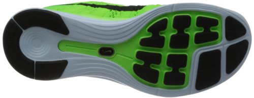 Nike Men's Flyknit Lunar1 , ELECTRIC GREEN/DARK OBSIDIAN-BLUE TINT, 10 M US thumbnail
