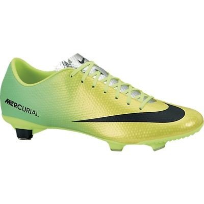 Nike Men's Mercurial Veloce FG Vibrant Yellow/Black/Neo Lime Soccer Cleat 10 Men US