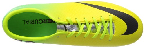 Nike Men S Mercurial Victory IV FG Yellow/Black/Lime Soccer Cleats 555613-703 Sz 10