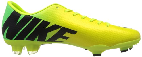 Nike Men S Mercurial Victory IV FG Yellow/Black/Lime Soccer Cleats 555613-703 Sz 10 thumbnail