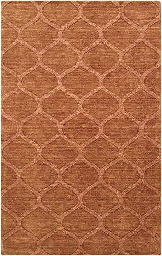Surya Mystique M-5105 Transitional Hand Loomed 100% Wool Golden Ochre 2' X 3' Accent Rug