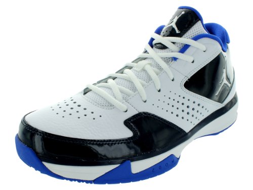 Nike Men's NIKE JORDAN ISO II LOW BASKETBALL SHOES 10 (WHITE/WHITE/OBSIDIAN/GM ROYAL)