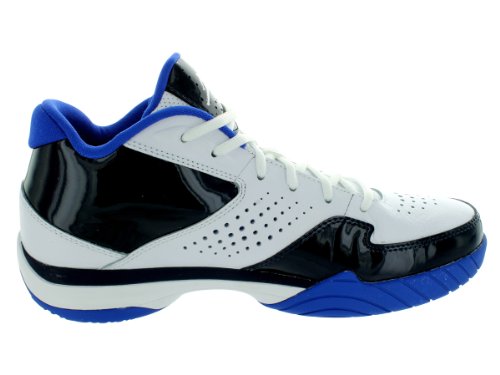 Nike Men's NIKE JORDAN ISO II LOW BASKETBALL SHOES 10 (WHITE/WHITE/OBSIDIAN/GM ROYAL) thumbnail