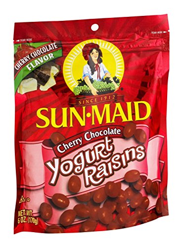 Sun-Maid Yogurt Raisins Cherry Chocolate 6 OZ (Pack of 6)