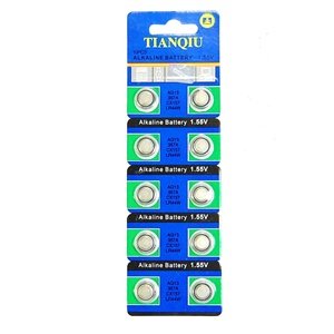 Bluecell 10 Pcs AG13 Alkaline Button Cell Battery 357A CX157 LR44W for Watch Toy Calculator thumbnail