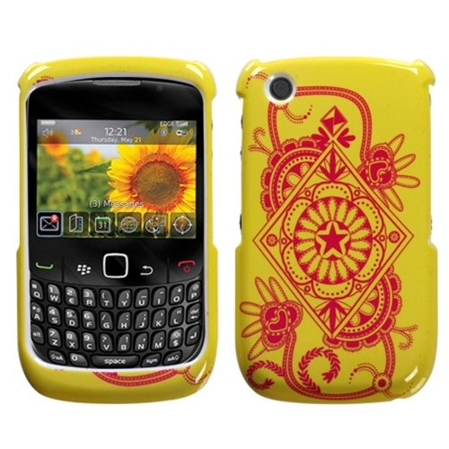 MYBAT BB8520HPCIM694NP Slim and Stylish Protective Case for BlackBerry Curve 8520/8530/9300/9330 - 1 Pack - Retail Packaging - Exotic Yellow