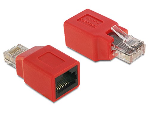 DeLOCK RJ45 Crossover Adapter Male - Female Wire Connector RJ45 M/F Re