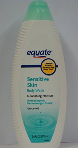 Equate Sensitive Skin Body Wash 24 Fl Oz. Compare to Dove (Pack of 3)