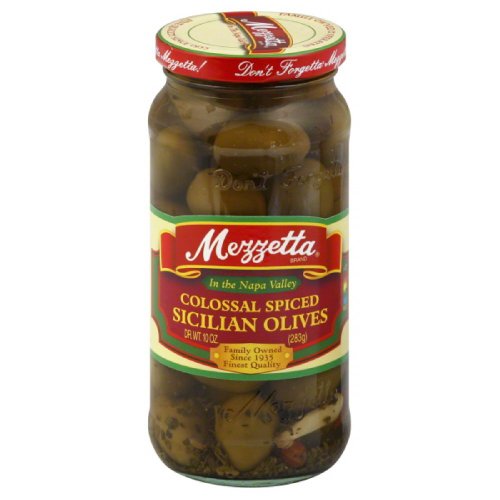 Mezzetta - Colossal Spiced Sicilian Olives, (2)- 10 Oz. Jars