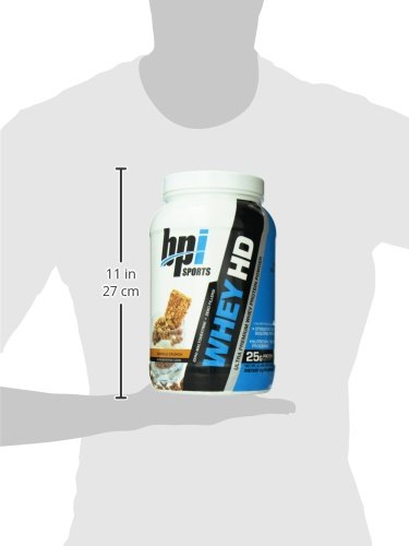 BPI Sports Whey-HD Ultra Premium Whey Protein Powder, Granola Crunch, 2 Pound thumbnail