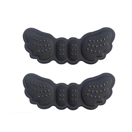 S^7668，2 Pairs Butterfly Protector Abreast Heel Pads for Loose Shoes Big Inserts Heel，P#7668 GS6