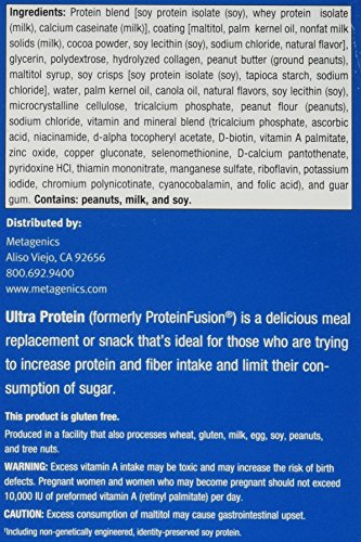 Ultra Protein Bar Peanut Butter 12 Bars,Net 26.66oz , 2.22oz Each