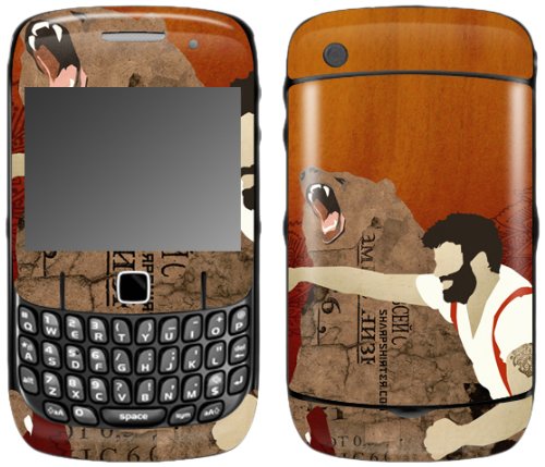 MusicSkins, MS-SHRP40044, Sharp Shirter - Haymaker, BlackBerry Curve (8520/8530), Skin