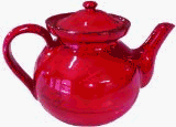 Mamma Ro 1128-08 -Red Coffee -Tea Server