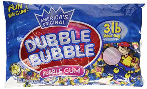 Dubble Bubble Bubble Gum by Tootsie Roll  3lb Value Bag thumbnail
