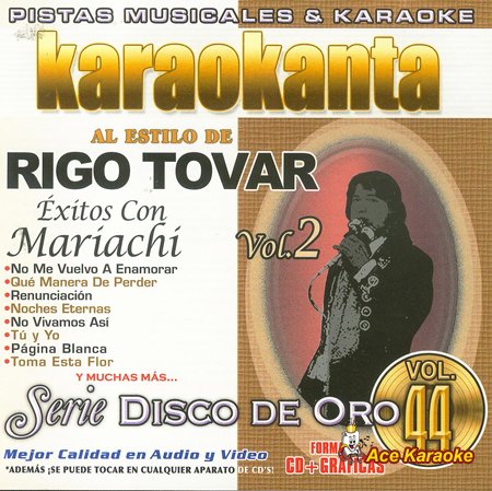 Karaokanta KAR-1744 - Disco De Oro - Con Mariachi 2 Spanish CDG Various
