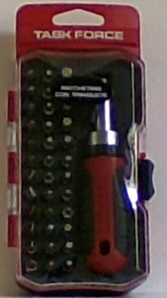Taskforce 38pc. Ratcheting Screwdriver Set