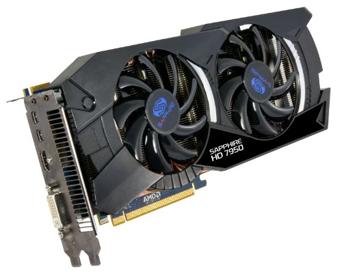 Sapphire 11196-02-40G Radeon HD 7950 3GB DDR5 HDMI / DVI-I / Dual Mini DP PCI-Express OC Version Graphics Card thumbnail