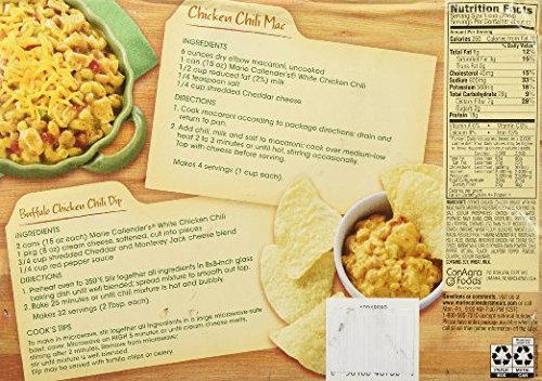 Marie Callenders White Chicken Chili with Beans 6 Cans/pack (Pack of 2, 12 Cans Total)