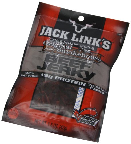 Jack Link's Original Hickory Smokehouse Beef Jerky, 1.5-Ounce Bags (Pack of 10) thumbnail