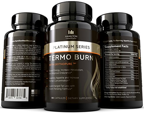 Thermogenic Fat Burner with Patent Pending Formula - the Best Potent Thermogenic Hyper-Metabolizer for Extreme Weight Loss - 100% Natural and Unique F thumbnail