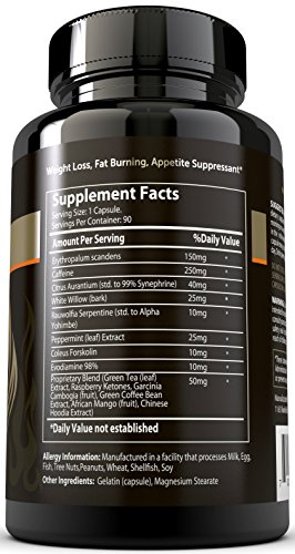 Thermogenic Fat Burner with Patent Pending Formula - the Best Potent Thermogenic Hyper-Metabolizer for Extreme Weight Loss - 100% Natural and Unique F thumbnail
