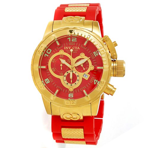 Invicta Men's 6678 Corduba Ibiza Collection 18k Gold-Plated Chronograph Watch
