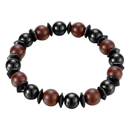 Popular Golden Volcanic Stone Black Magnet Bracelet Bracelet SA9