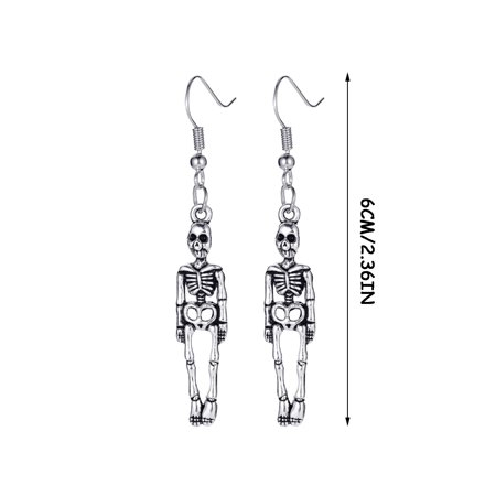 Tn&8835 Halloween Earrings Retro Skull Bat Spider Earrings Distressed Earrings as&8835 HK4