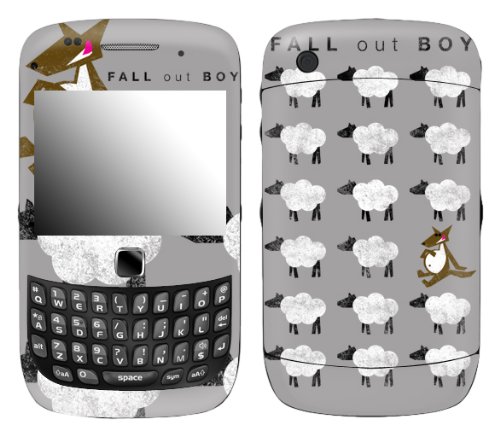 MusicSkins, MS-FOB30211, Fall Out Boy - Sheep, BlackBerry Curve 3G (9300/9330), Skin