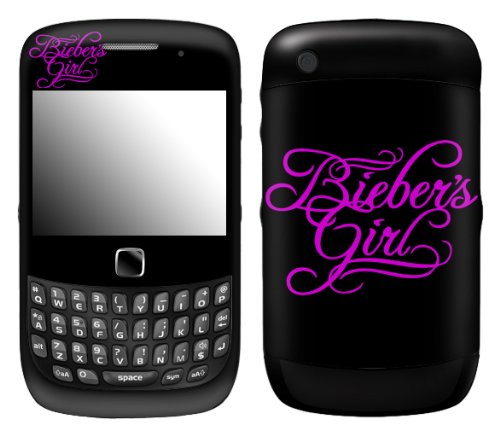MusicSkins, MS-JB60211, Justin Bieber - Bieber's Girl, BlackBerry Curve 3G (9300/9330), Skin