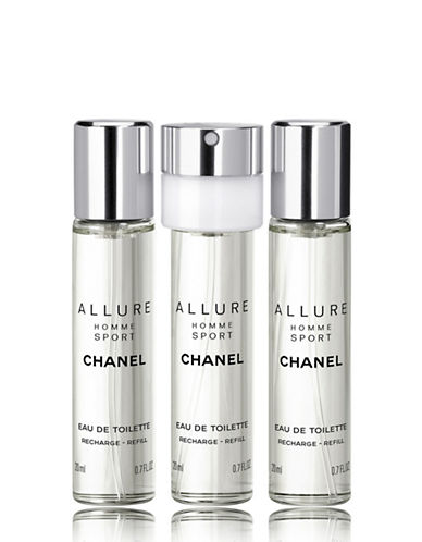 Chanel Allure Homme Sport Eau De Toilette Travel Spray 3x20ml Refill