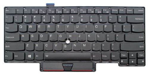 Laptop Replacement Backlit Keyboard (without Frame) Compatible with Lenovo Thinkpad X1 Carbon MT 3443 3444 3446 3448 3460 3462 3463, US Layout Black C