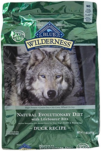 Blue Buffalo Wilderness Grain Free Duck Recipe Adult Dog Food, 11 Lbs