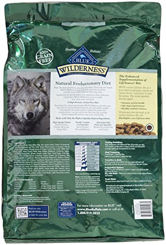 Blue Buffalo Wilderness Grain Free Duck Recipe Adult Dog Food, 11 Lbs thumbnail