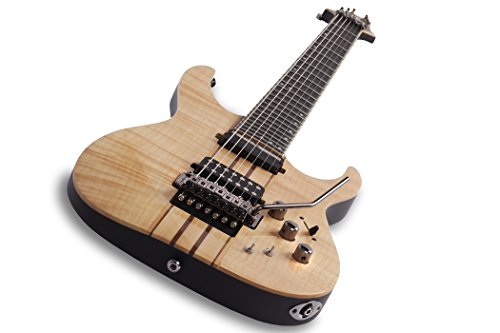 Schecter Guitar Research Banshee Elite-7 with Floyd Rose and Sustainiac Seven-String Electric Guitar Gloss Natural thumbnail